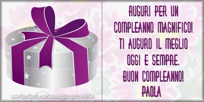 Buon compleanno Paola – immagine di buon compleanno n. 161
