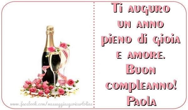 Buon compleanno Paola – immagine di buon compleanno n. 32