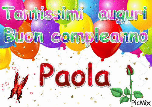 Buon compleanno Paola – GIF di buon compleanno n. 52