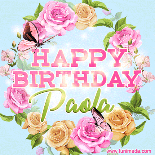 Buon compleanno Paola – GIF di buon compleanno n. 57