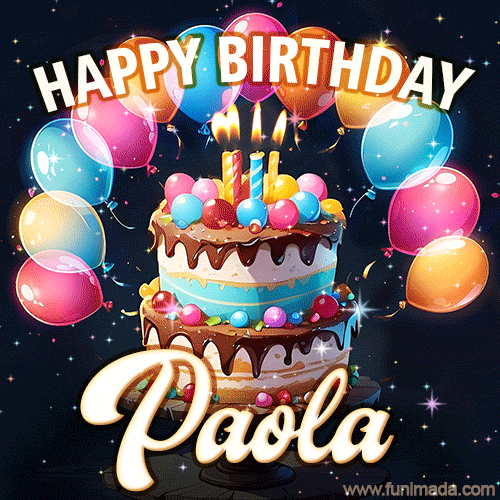 Buon compleanno Paola – GIF di buon compleanno n. 67