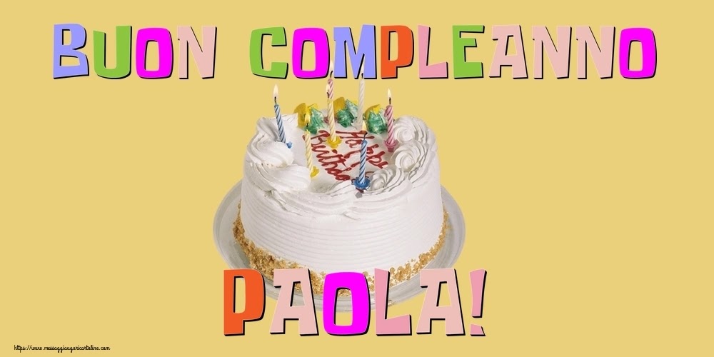 Buon compleanno Paola – immagine di buon compleanno n. 145