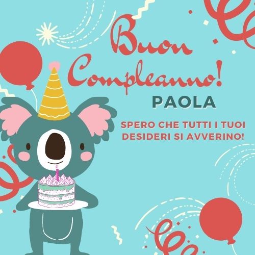 Buon compleanno Paola – immagine di buon compleanno n. 119