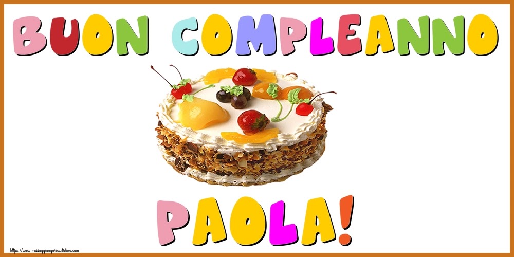 Buon compleanno Paola – immagine di buon compleanno n. 157