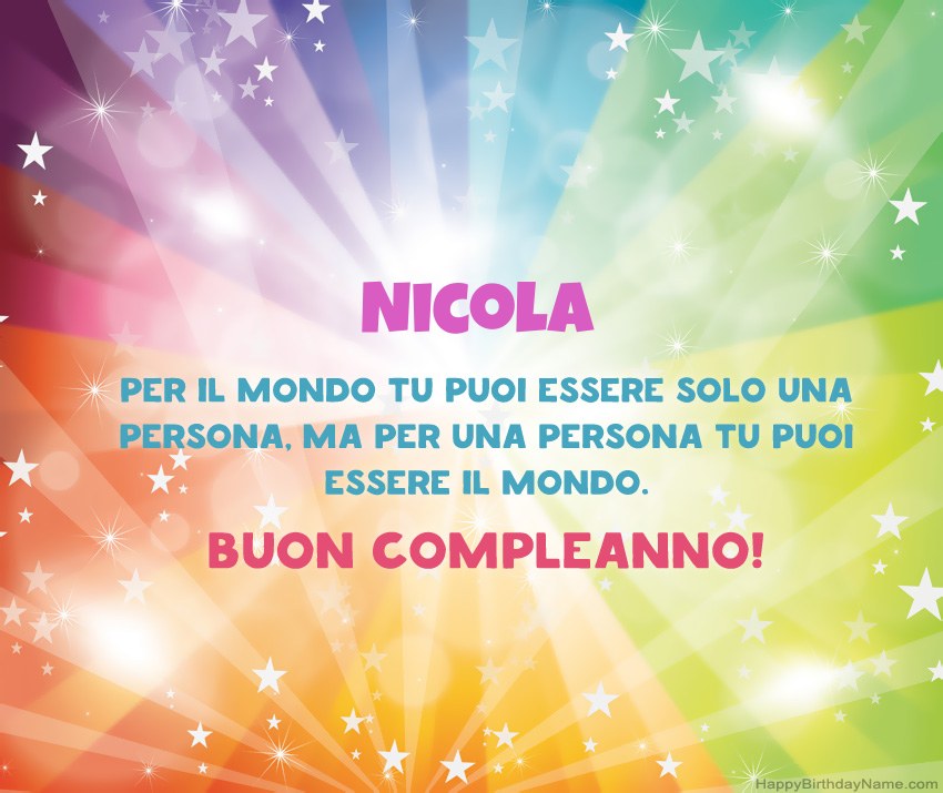Buon compleanno Nicola – immagine di buon compleanno n. 57