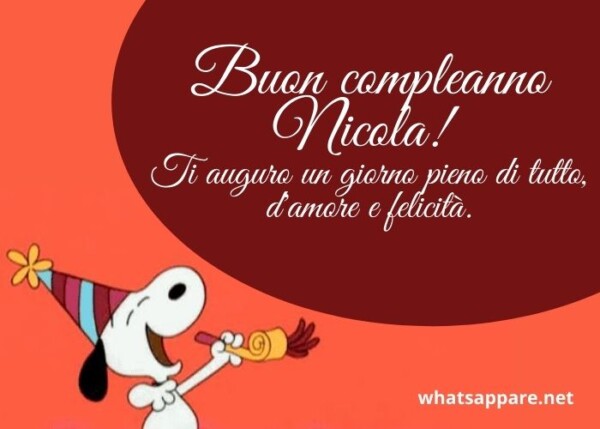 Buon compleanno Nicola – immagine di buon compleanno n. 81