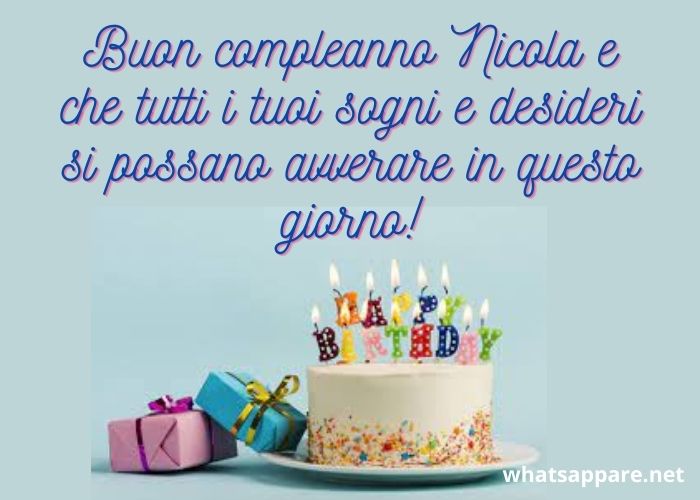Buon compleanno Nicola – immagine di buon compleanno n. 82