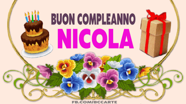 Buon compleanno Nicola – GIF di buon compleanno n. 2