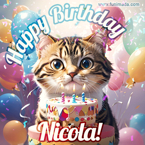 Buon compleanno Nicola – GIF di buon compleanno n. 12