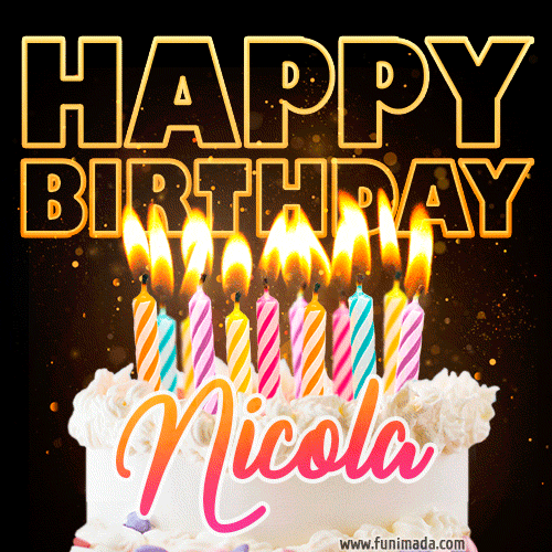 Buon compleanno Nicola – GIF di buon compleanno n. 13
