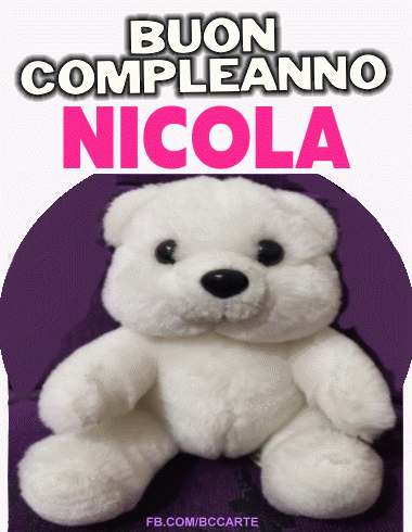 Buon compleanno Nicola – GIF di buon compleanno n. 3