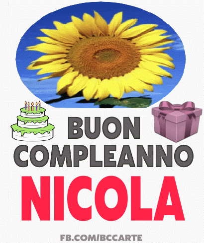 Buon compleanno Nicola – GIF di buon compleanno n. 5