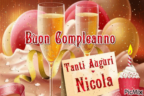Buon compleanno Nicola – GIF di buon compleanno n. 8