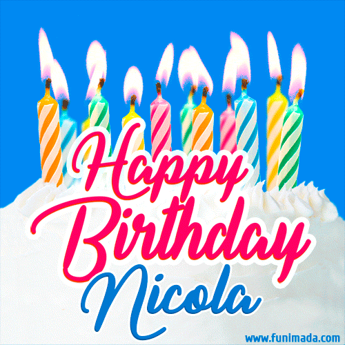 Buon compleanno Nicola – GIF di buon compleanno n. 9
