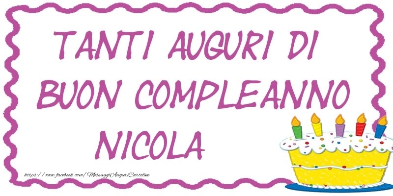 Buon compleanno Nicola – immagine di buon compleanno n. 139