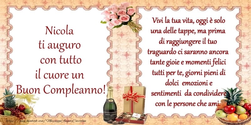 Buon compleanno Nicola – immagine di buon compleanno n. 100