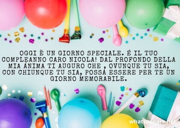 Buon compleanno Nicola – immagine di buon compleanno n. 85