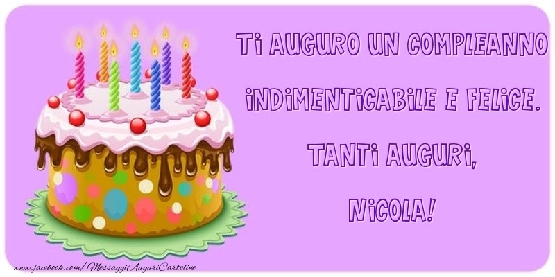Buon compleanno Nicola – immagine di buon compleanno n. 126