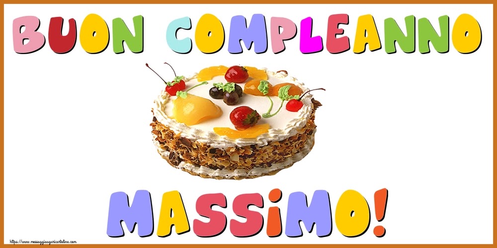 Buon compleanno Massimo – immagine di buon compleanno n. 124