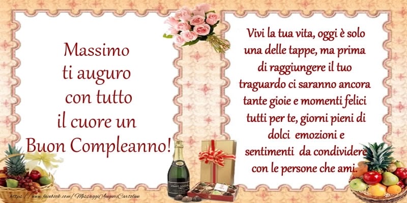 Buon compleanno Massimo – immagine di buon compleanno n. 90