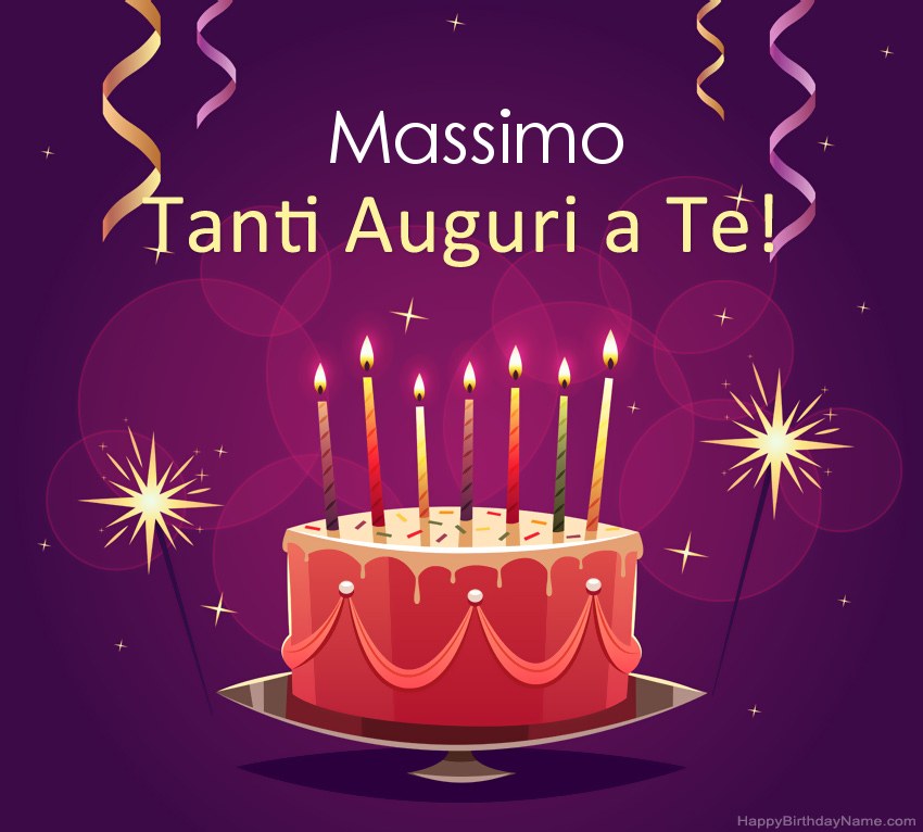 Buon compleanno Massimo – immagine di buon compleanno n. 52