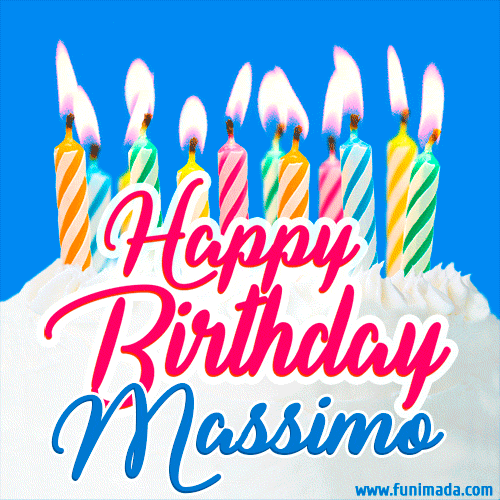 Buon compleanno Massimo – GIF di buon compleanno n. 2