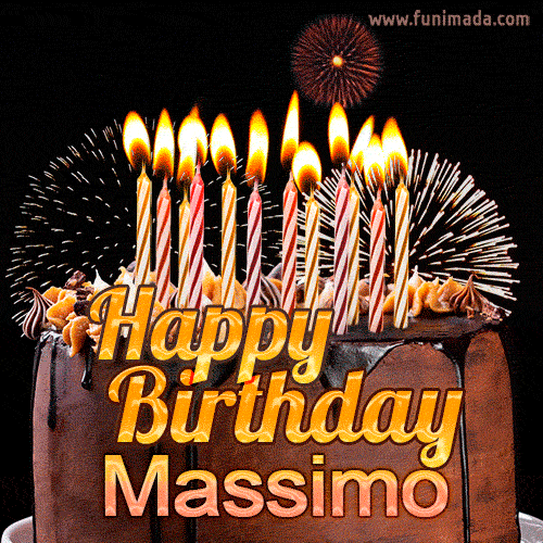Buon compleanno Massimo – GIF di buon compleanno n. 13