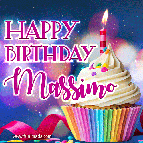 Buon compleanno Massimo – GIF di buon compleanno n. 3