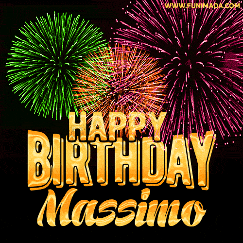 Buon compleanno Massimo – GIF di buon compleanno n. 4