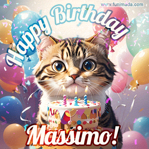 Buon compleanno Massimo – GIF di buon compleanno n. 5