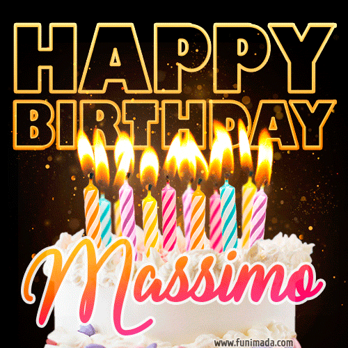 Buon compleanno Massimo – GIF di buon compleanno n. 6
