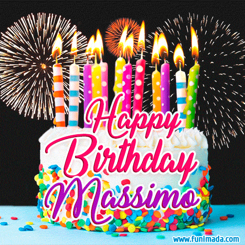 Buon compleanno Massimo – GIF di buon compleanno n. 7