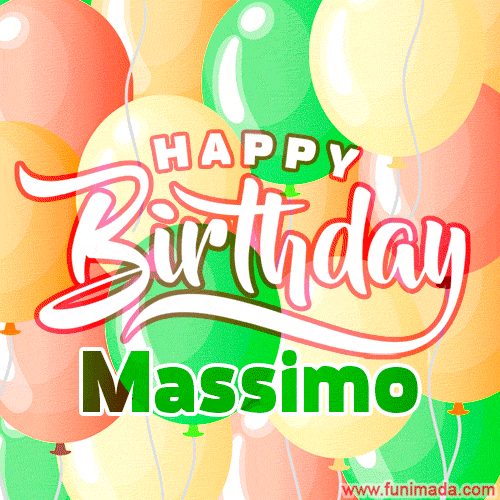 Buon compleanno Massimo – GIF di buon compleanno n. 10