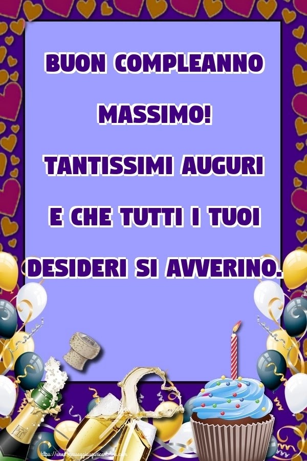 Buon compleanno Massimo – immagine di buon compleanno n. 119