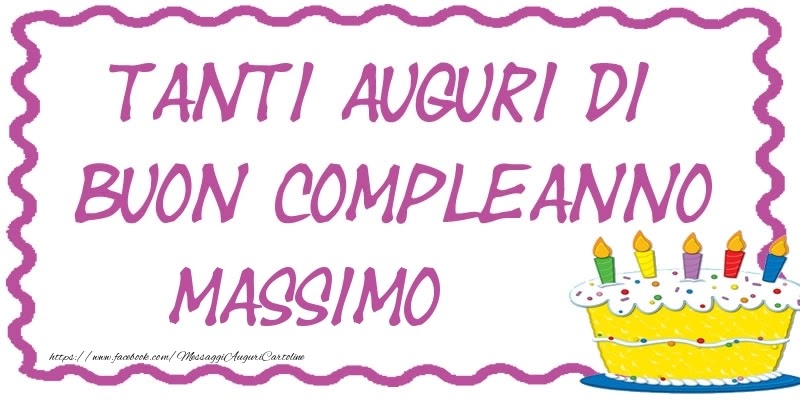 Buon compleanno Massimo – immagine di buon compleanno n. 152