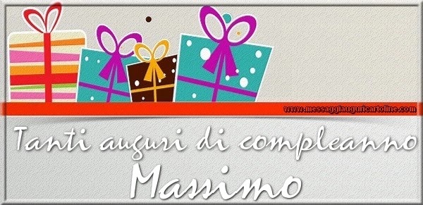 Buon compleanno Massimo – immagine di buon compleanno n. 95