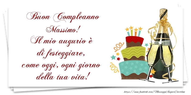 Buon compleanno Massimo – immagine di buon compleanno n. 132