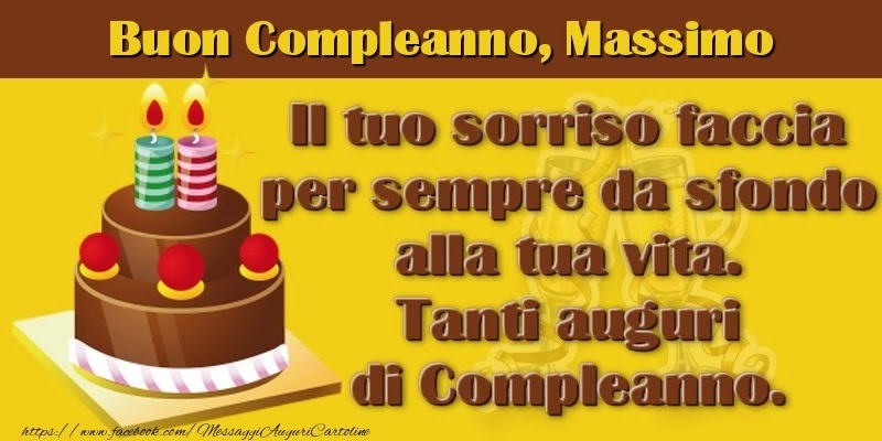 Buon compleanno Massimo – immagine di buon compleanno n. 137
