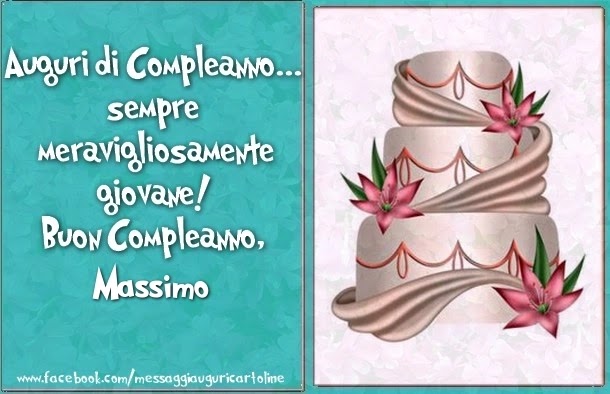 Buon compleanno Massimo – immagine di buon compleanno n. 138