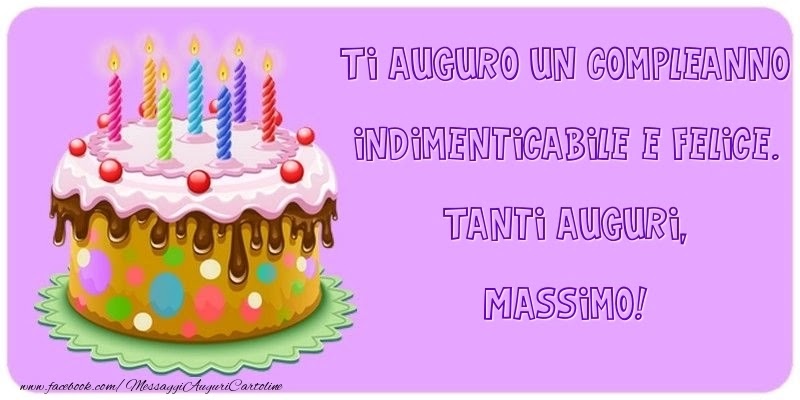 Buon compleanno Massimo – immagine di buon compleanno n. 100