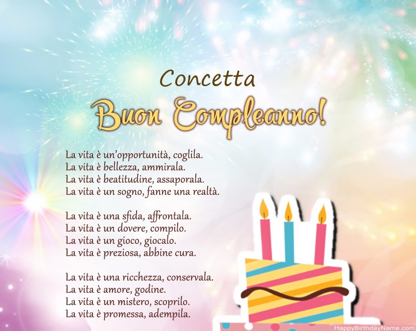 Buon compleanno Concetta – immagine di buon compleanno n. 62