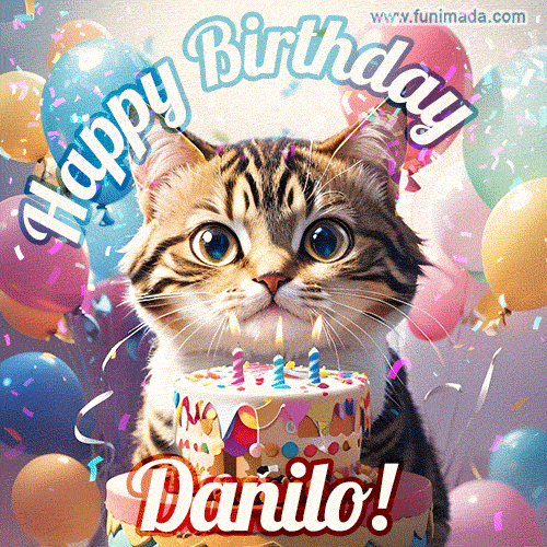 Buon compleanno Danilo – GIF di buon compleanno n. 12
