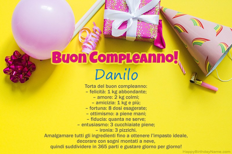 Buon compleanno Danilo – immagine di buon compleanno n. 39