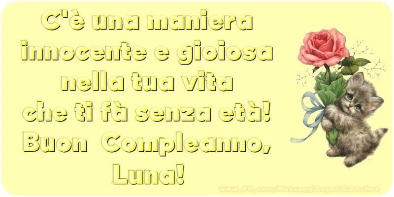 Buon compleanno Luna – immagine di buon compleanno n. 70