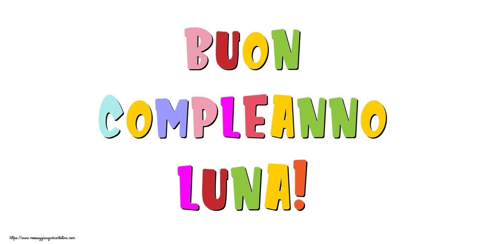 Buon compleanno Luna – immagine di buon compleanno n. 72