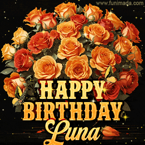Buon compleanno Luna – GIF di buon compleanno n. 11