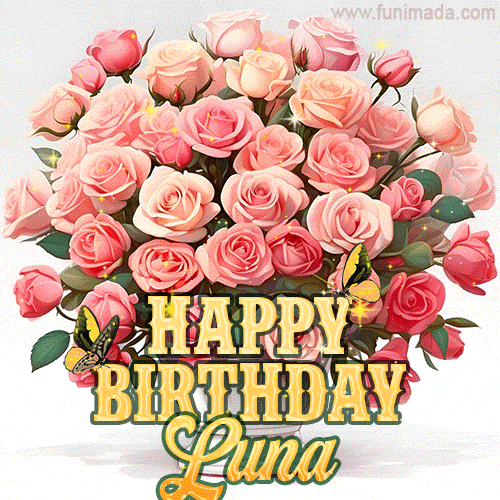 Buon compleanno Luna – GIF di buon compleanno n. 13