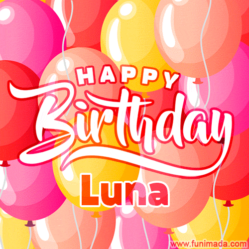 Buon compleanno Luna – GIF di buon compleanno n. 14
