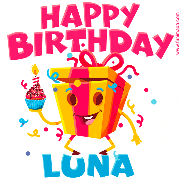 Buon compleanno Luna – GIF di buon compleanno n. 17