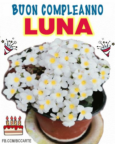 Buon compleanno Luna – GIF di buon compleanno n. 22
